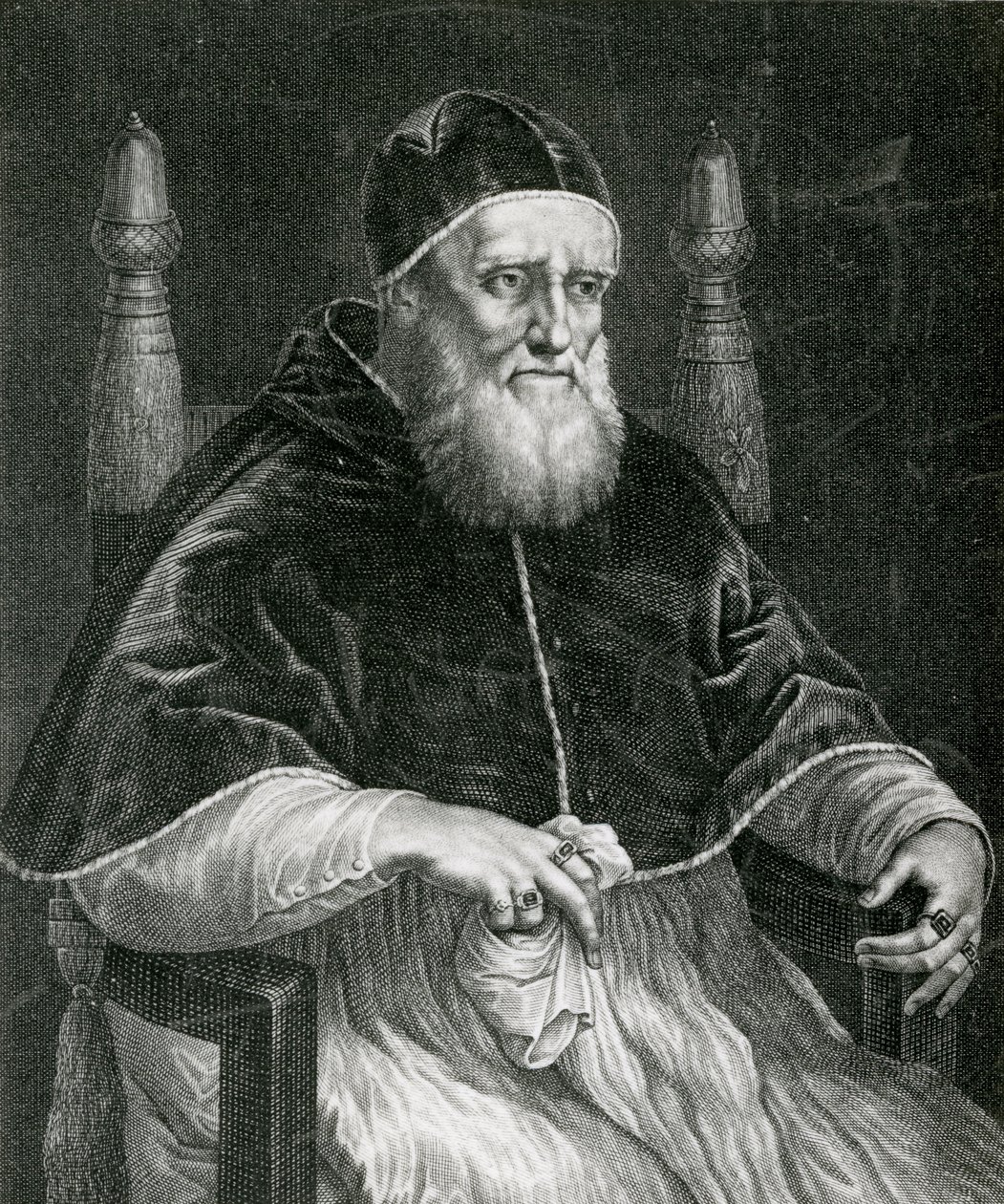 Pave Julius II (1443-1513) af Raffaello Sanzio Raphael
