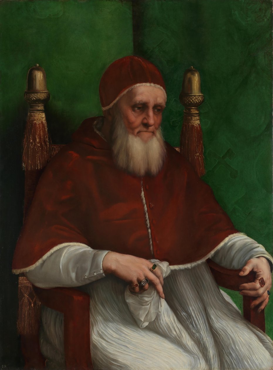 Portræt af pave Julius II af Raffaello Sanzio Raphael