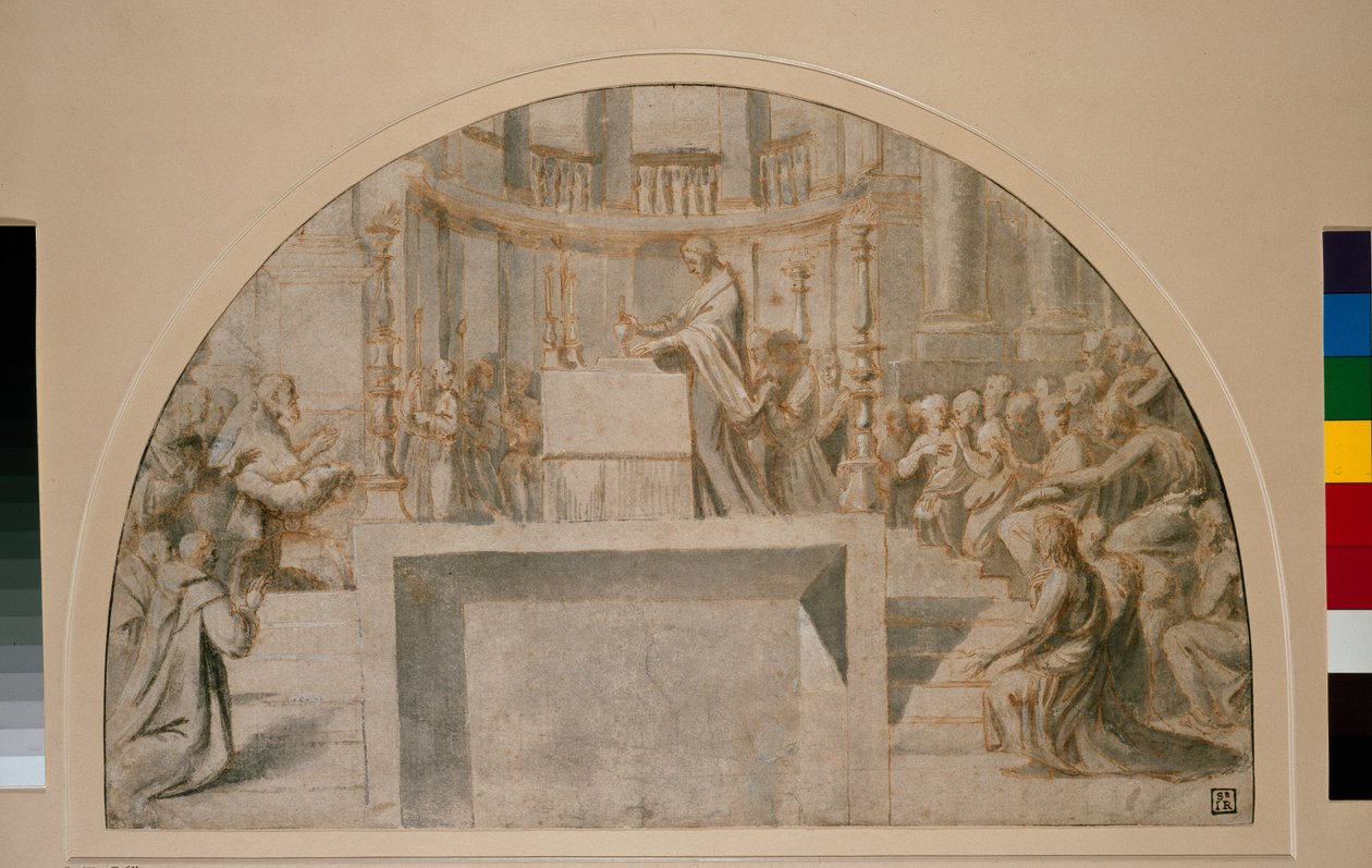 Den mirakuløse messe i Bolsena af Raffaello Sanzio Raphael