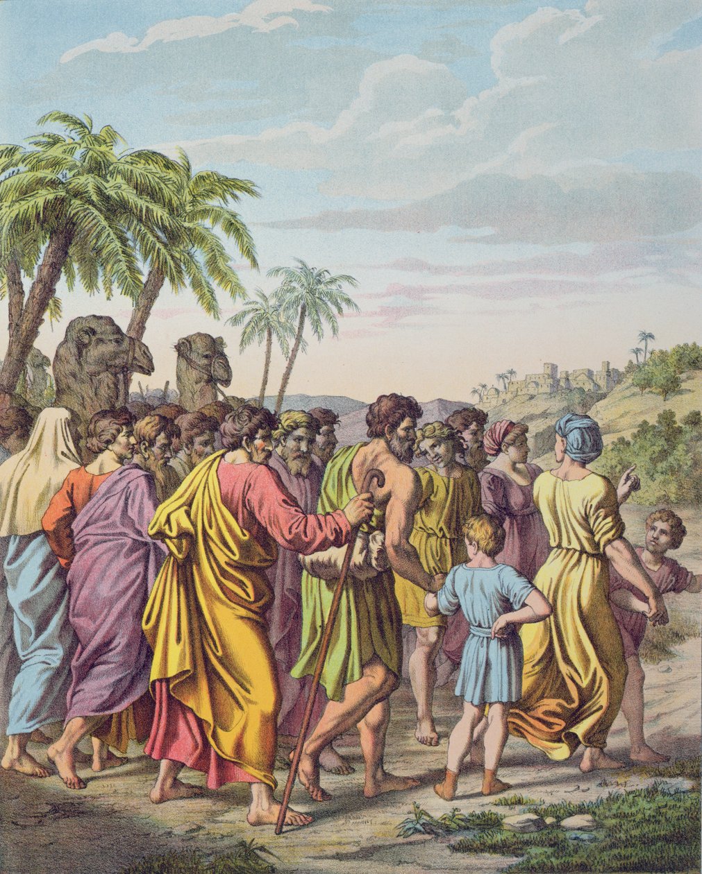 Tilbagevenden til Jerusalem efter fangenskabet i Babylon af Raffaello Sanzio Raphael