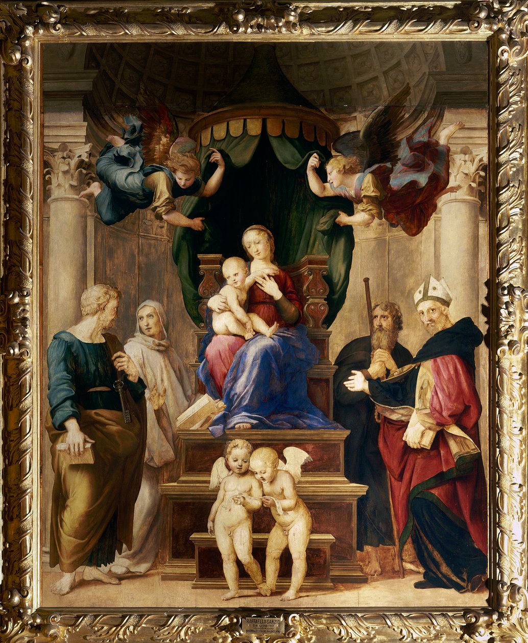 Madonna af Baldacchino, ca. 1507 af Raffaello Sanzio Raphael