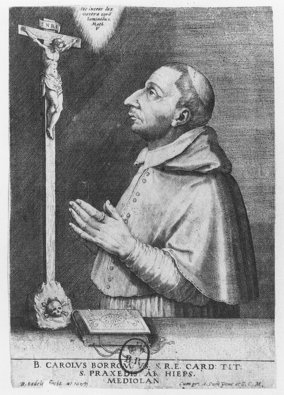 Charles Borromeo af Raphael I Sadeler