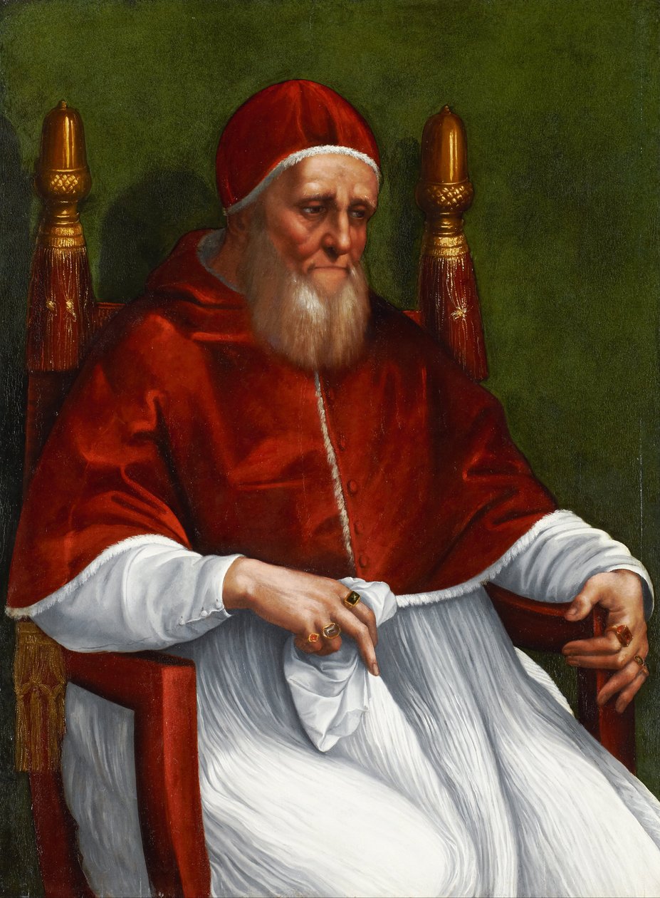 Portræt af pave Julius II af Raphael (1483 1520) (& studio)
