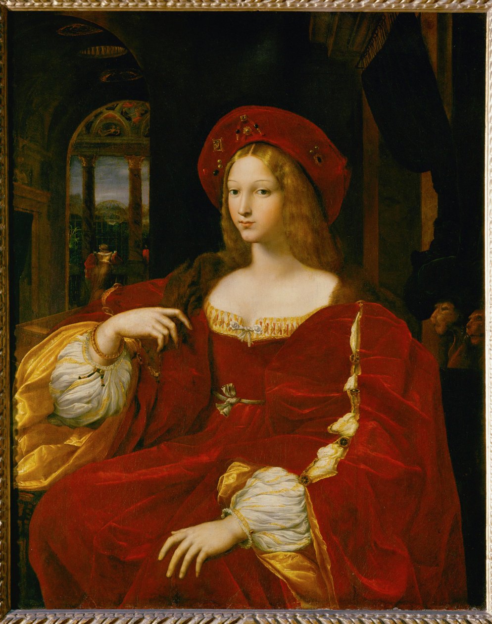 Isabel de Requesens, hustru til vicekongen af Napoli ... af Raphael (1483-1520)
