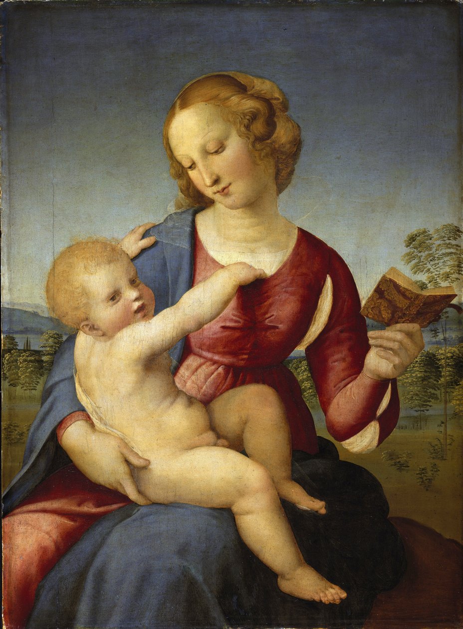 Madonna Colonna - Raphael (Raffaello Sanzio 1483 - 1520) - 1508 - Olie på træ - 78,9x58,2 - Staatliche Museen, Berlin af Raphael