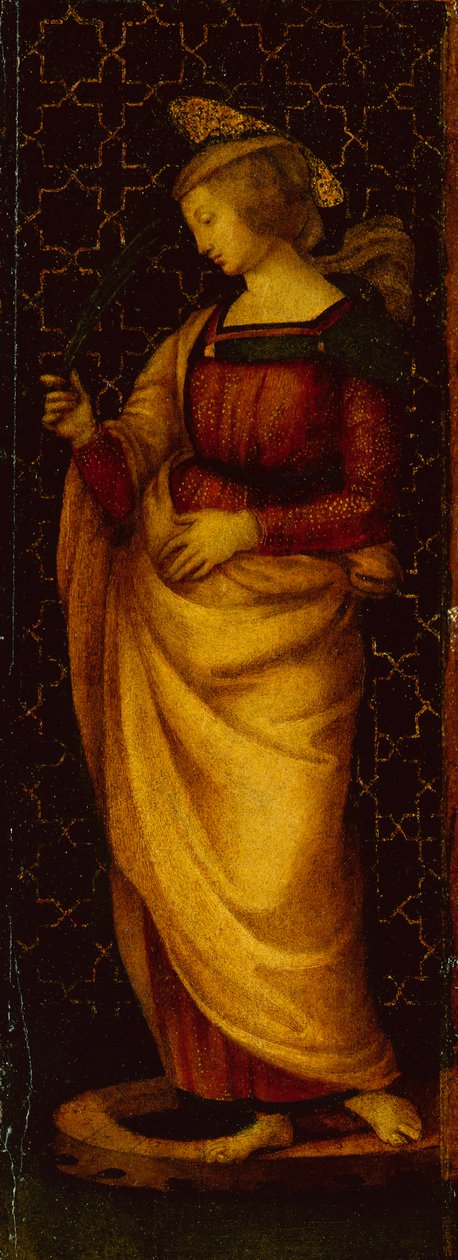 St. Catherine of Alexandria (olie på lærred) af Raphael