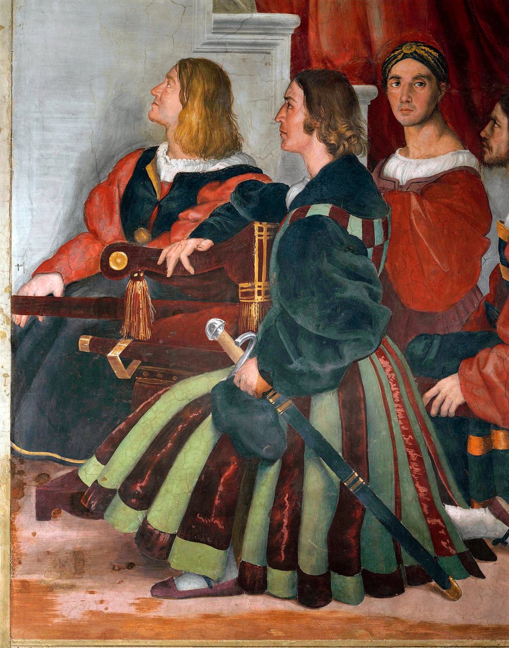 Pavelige bærere, detalje af messen i Bolsena, Heliodorus