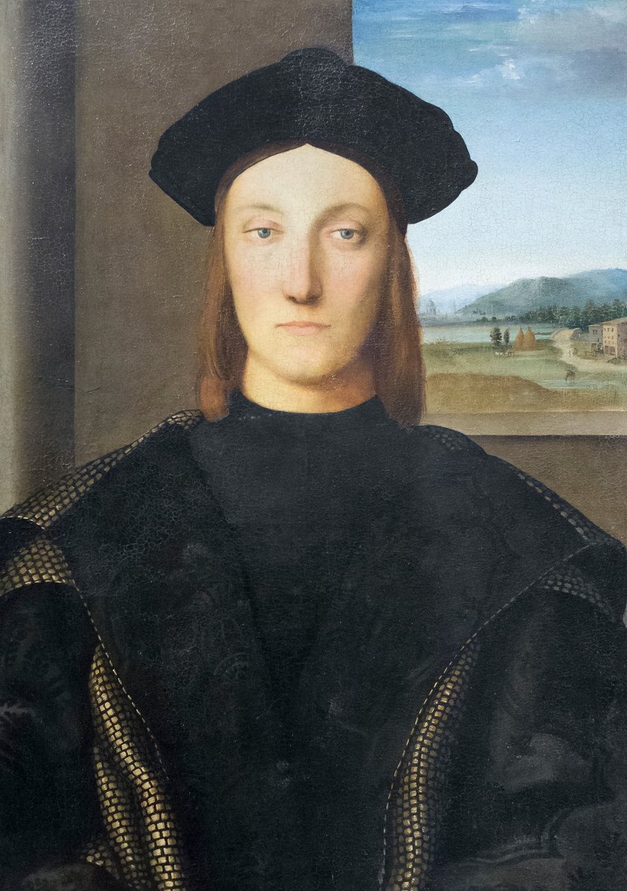 Portræt af Guidobaldo da Montefeltro af Raphael (1483 1520)