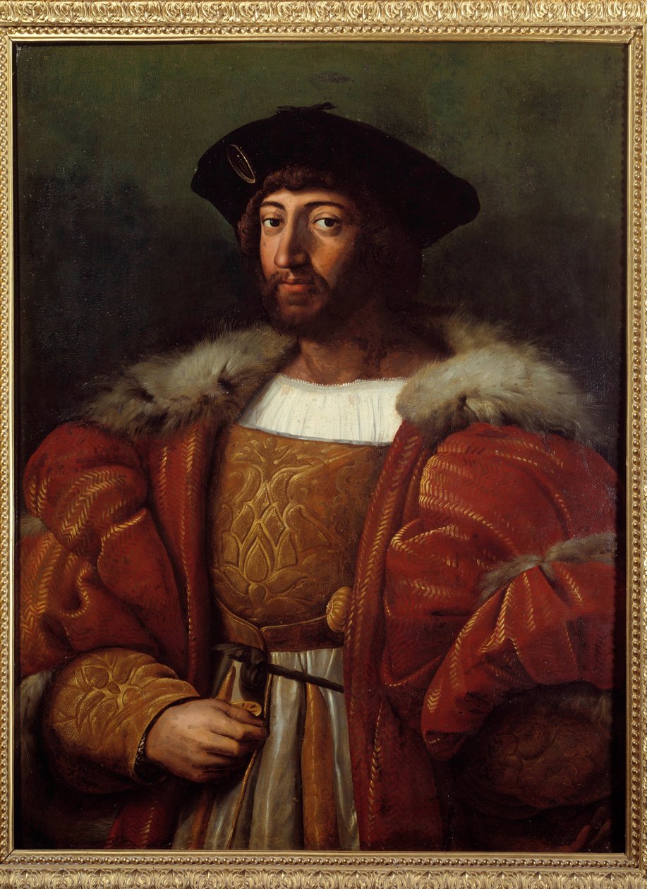 Portræt af Laurent II de Medici, hertug af Urbino (Urbino) (1492-1519) (Lorenzo de Medici) Maleri af Raffaello Sanzio dit Raphael (1483-1520) 1500-tallet. Montpellier Fabre-museet af Raphael