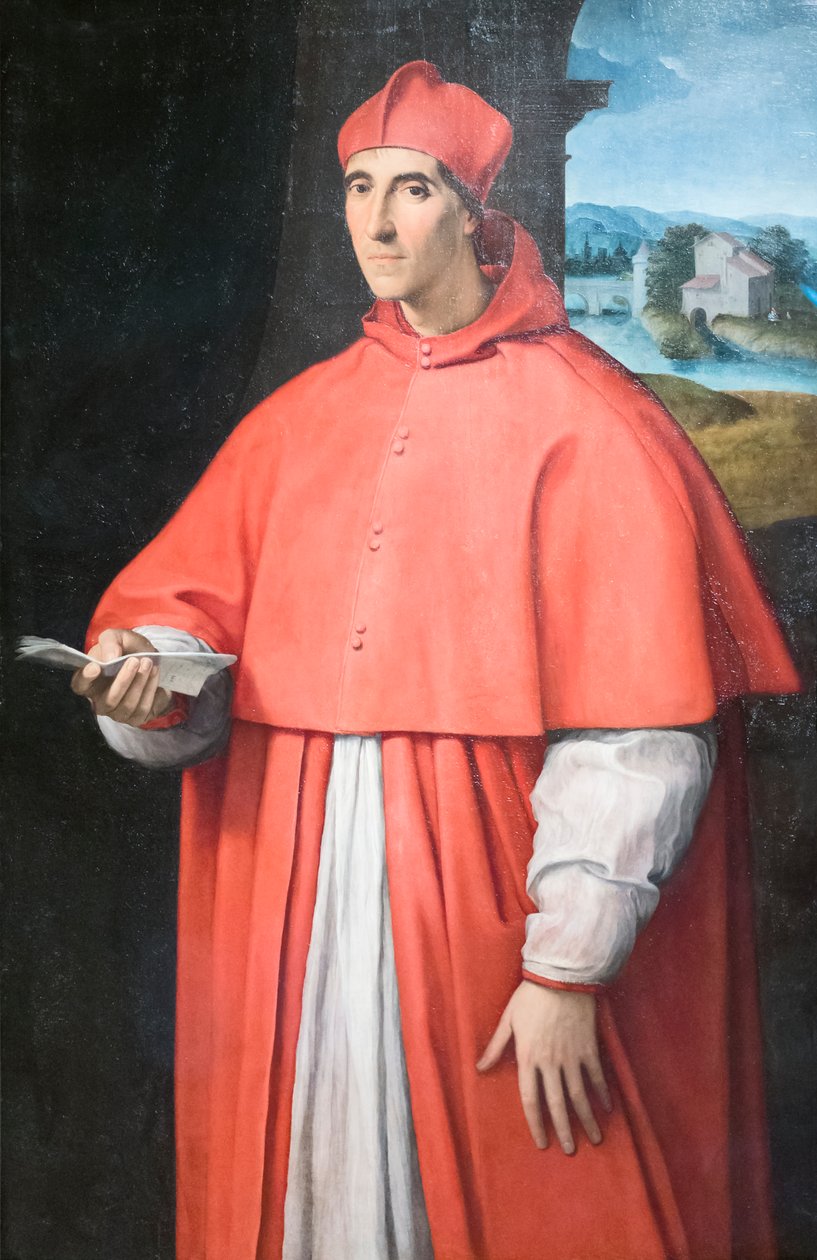 Portræt af kardinal Alessandro Farnese af Raphael (1483 1520)