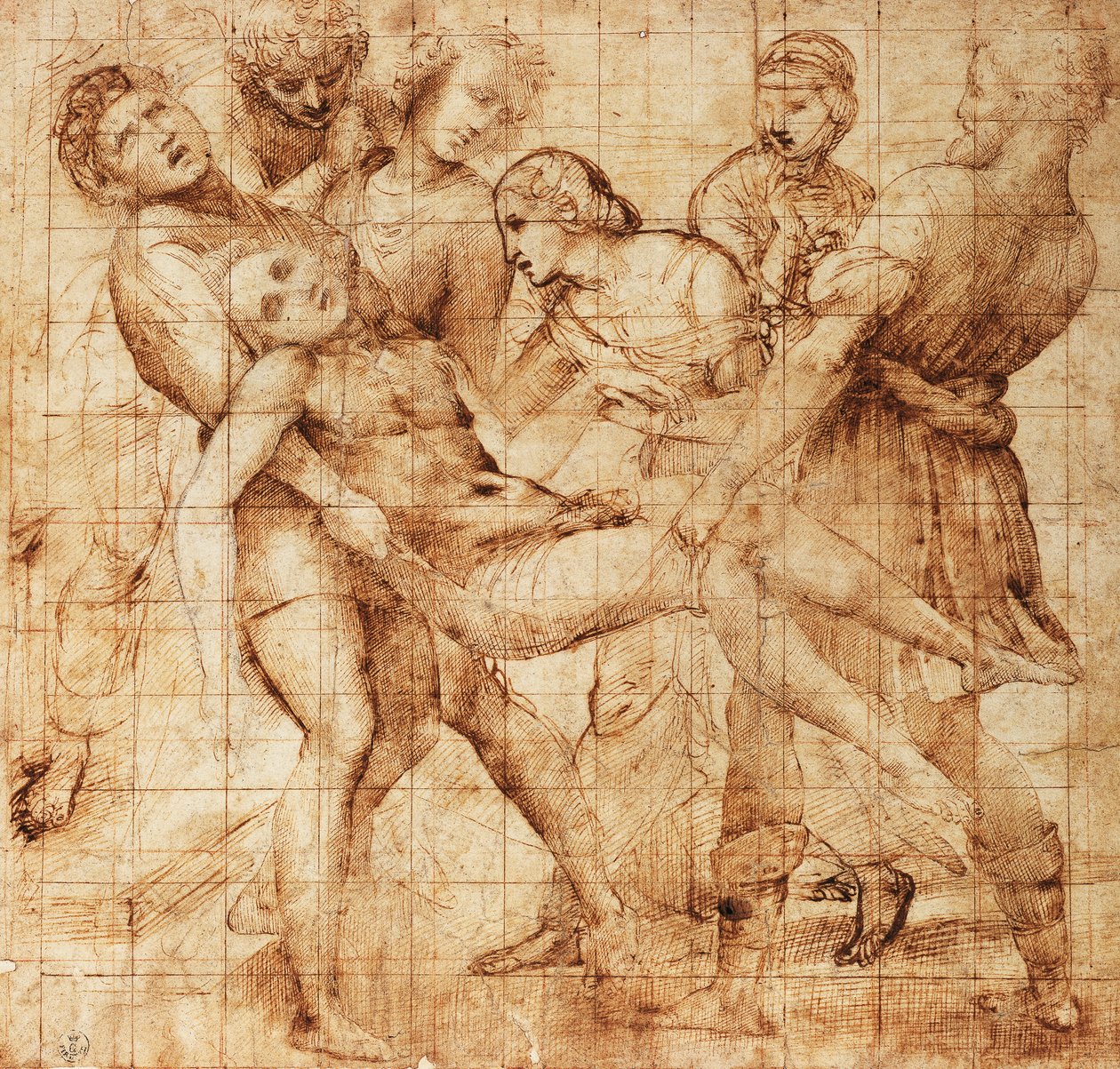 Undersøgelse til deponering af Pala Baglioni (altertavle) af Raphael (1483 1520)