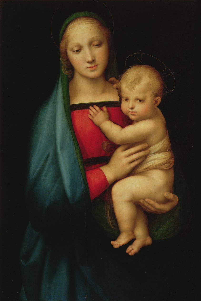 Storhertugens Madonna, ca. 1504-05 (olie på panel) af Raphael