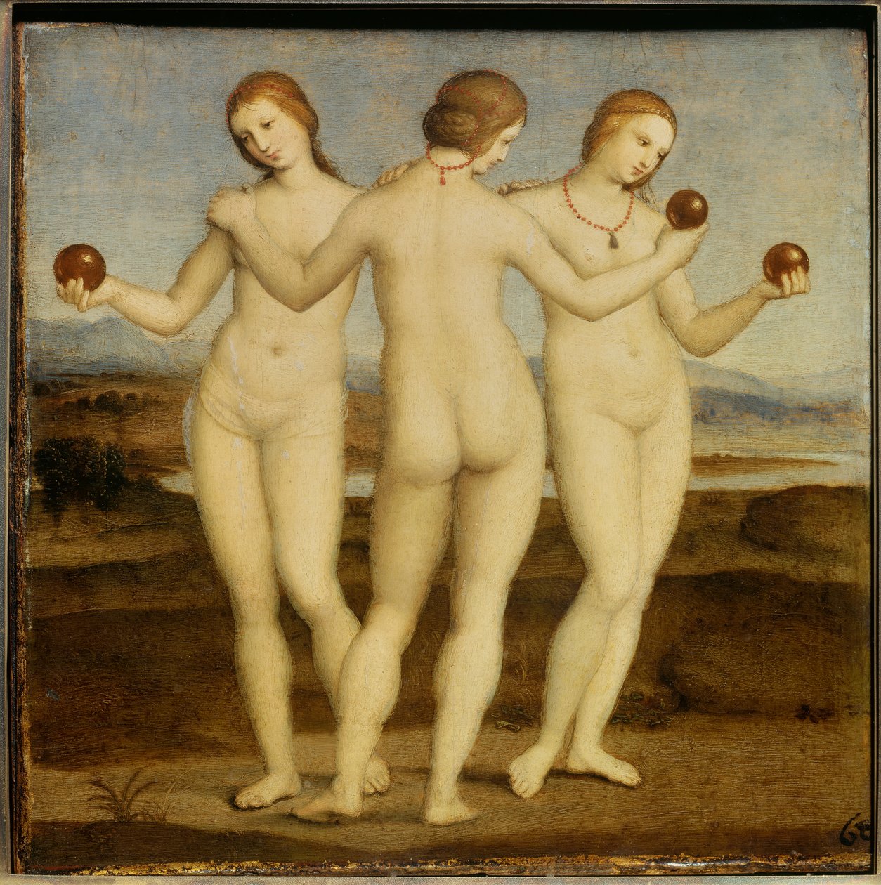 De tre nåder Maleri af Raffaello Sanzio dit Raphael (1483-1520). 1504-1505. Chantilly. Conde Museum. af Raphael