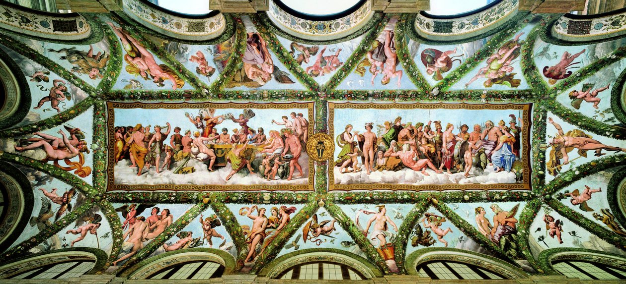 Loggia af Amor og Psyke, Villa Farnesina, 1517-1518. af Raphael