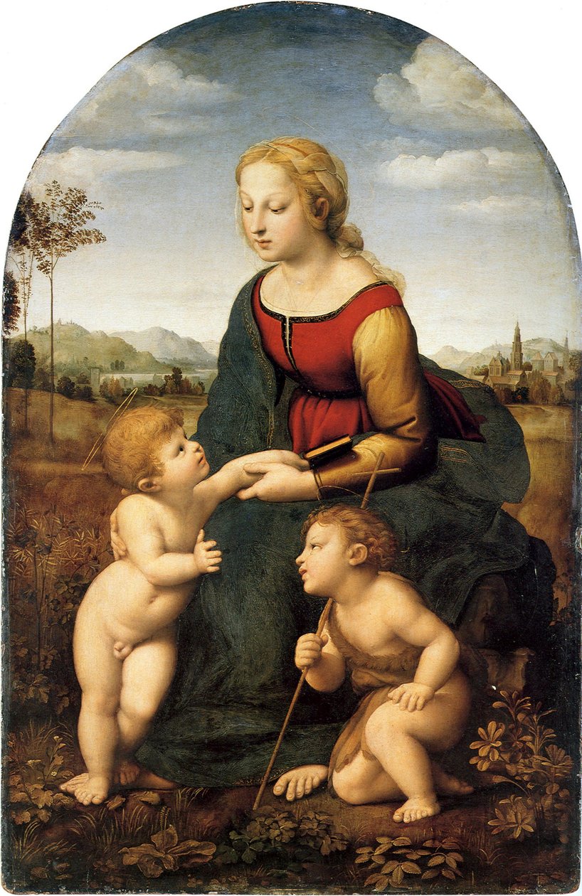 Madonna og barn med Johannes Døberen

Alternativ(e) titel(r):  La belle jardinière af Raphael