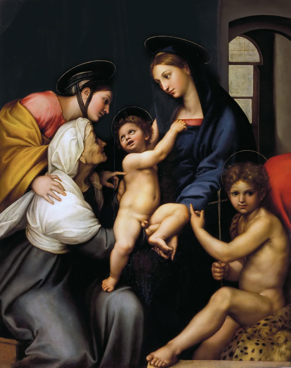 Madonna af impintage, 1513-1514. af Raphael