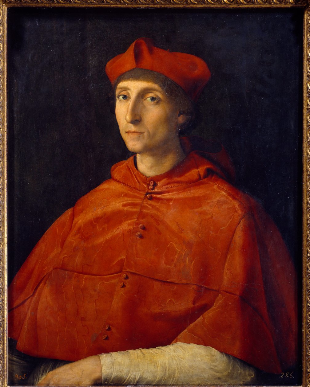 Portrait of a Cardinal - Painting by Raffaello Sanzio dit Raphaeldani af Raphael