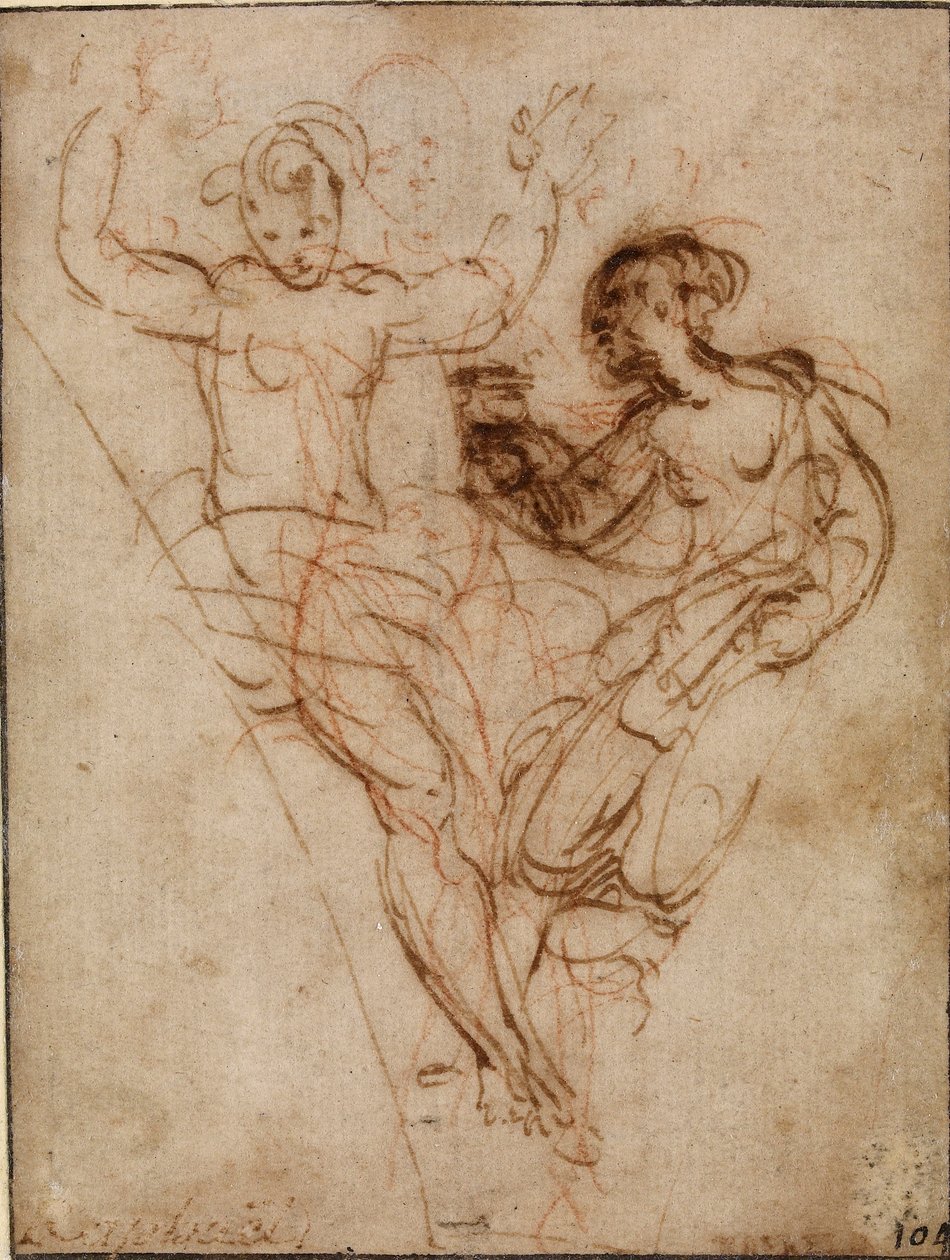 Psyche præsenterer for Venus Vasen af Proserpine, begyndelsen af det 16. århundrede af Raphael