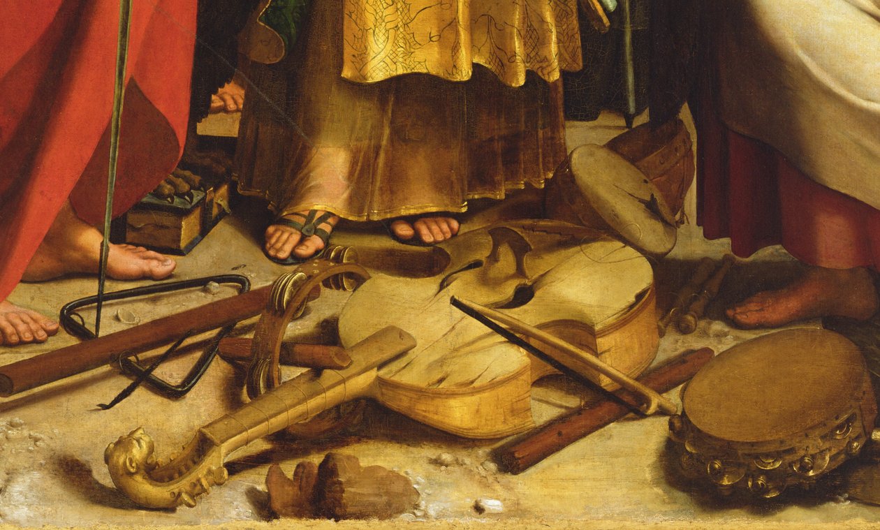 Sankt Cecilia omgivet af Sankt Paulus, Sankt Johannes Evangelisten, Sankt Augustin og Maria Magdalene af Raphael