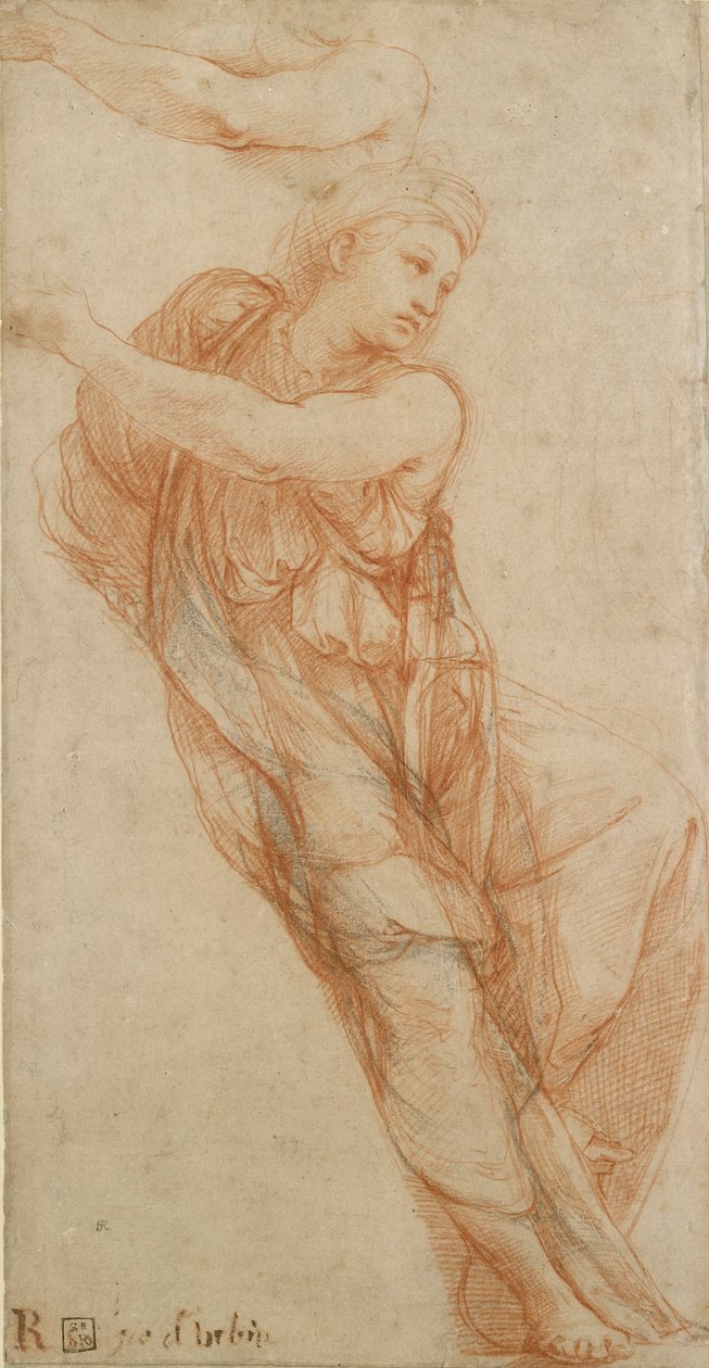 Den frygiske sibylle, begyndelsen af det 16. århundrede af Raphael