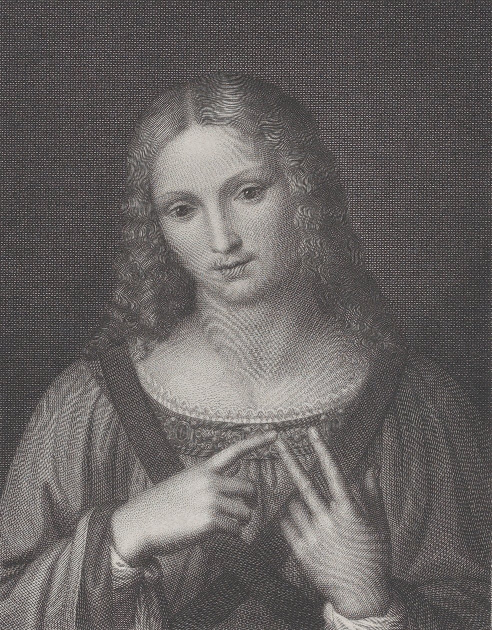 Kristus forkynder loven, 1817 af Raphael Morghen