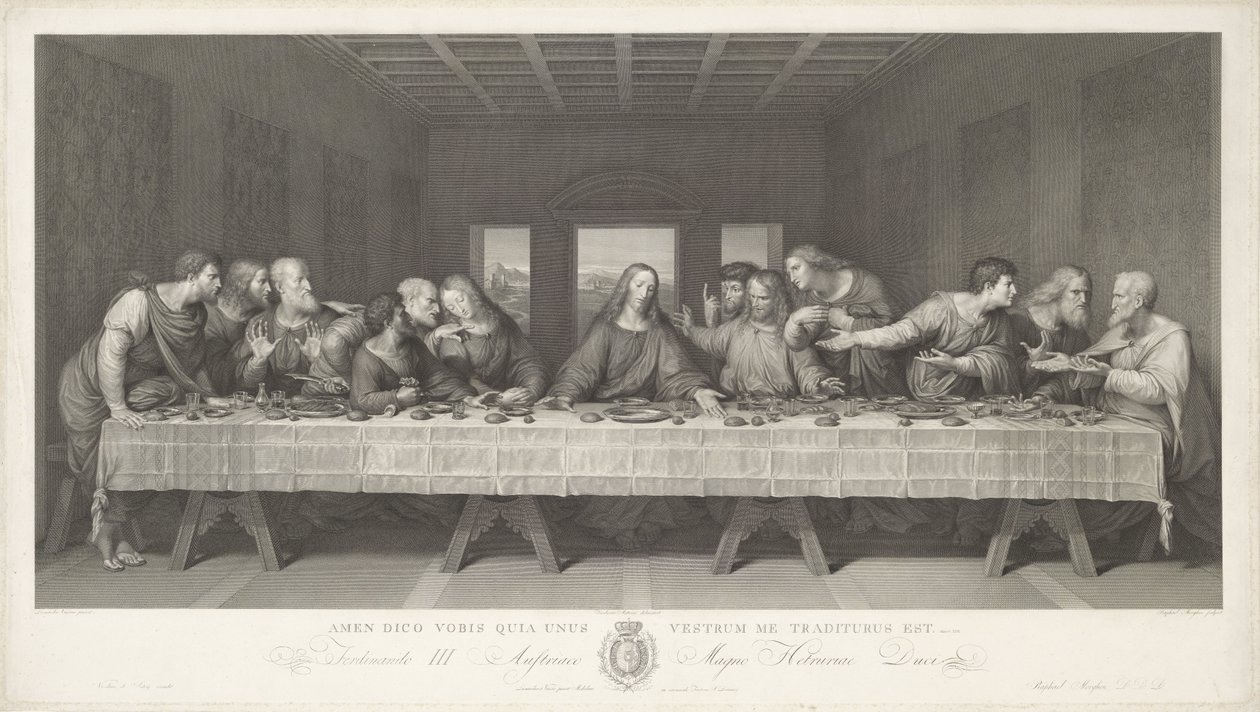 Den sidste nadver af Raphael Morghen