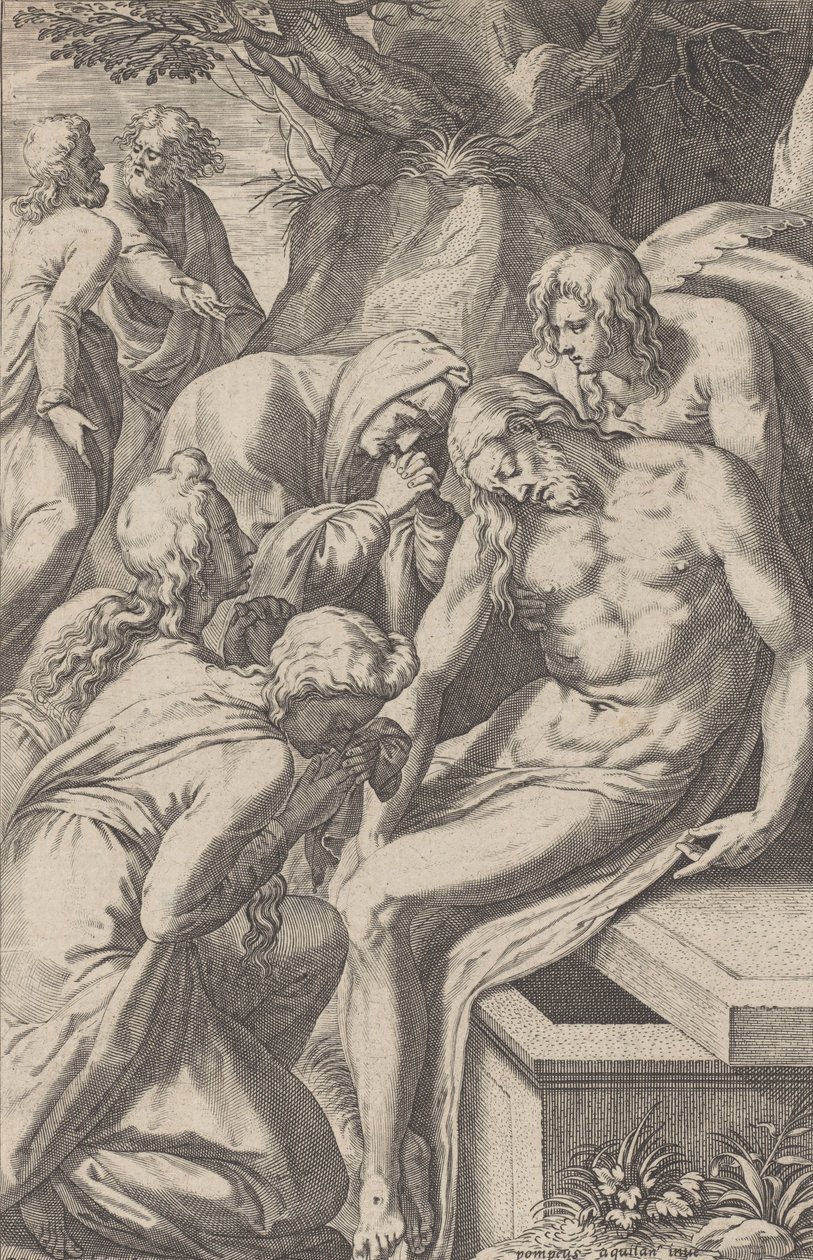 Klagesangen, 1598-1632. af Raphael Sadeler