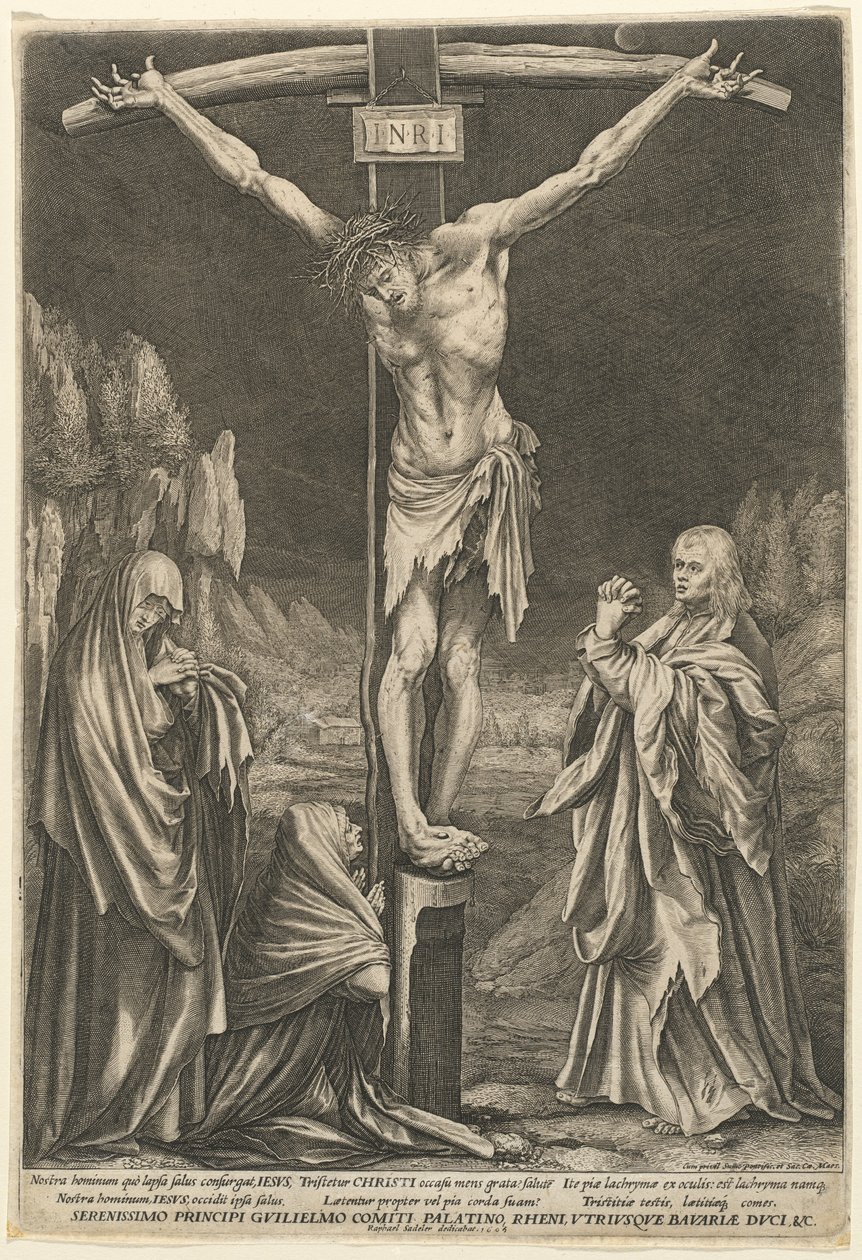 Den lille korsfæstelse, 1605. af Raphael Sadeler