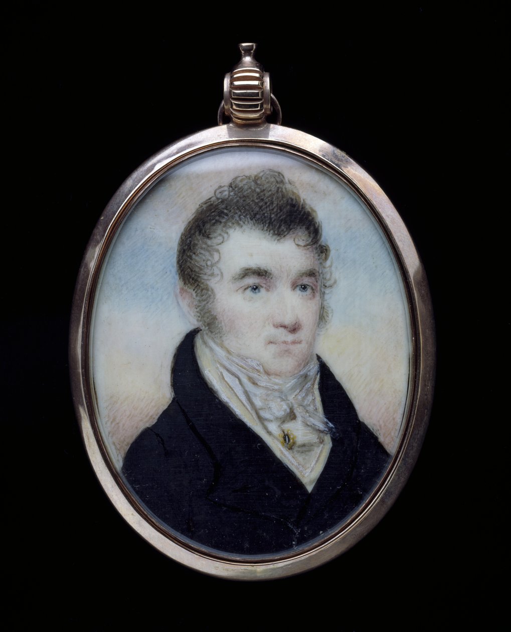 Portræt af J. S. Willett, ca. 1810 (akvarel på elfenben) af Raphaelle Peale