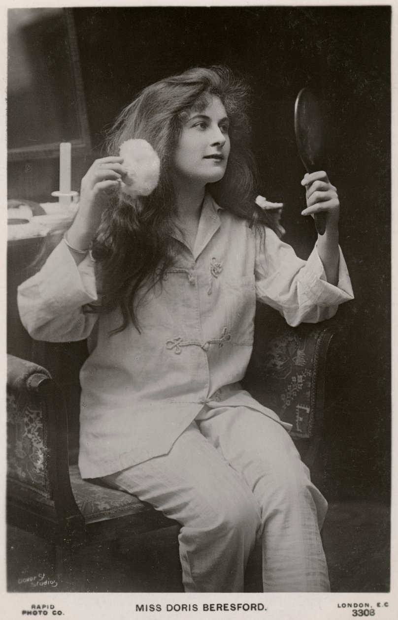 Doris Beresford, britisk skuespillerinde, omkring 1900-tallet. af Rapid Photo Company