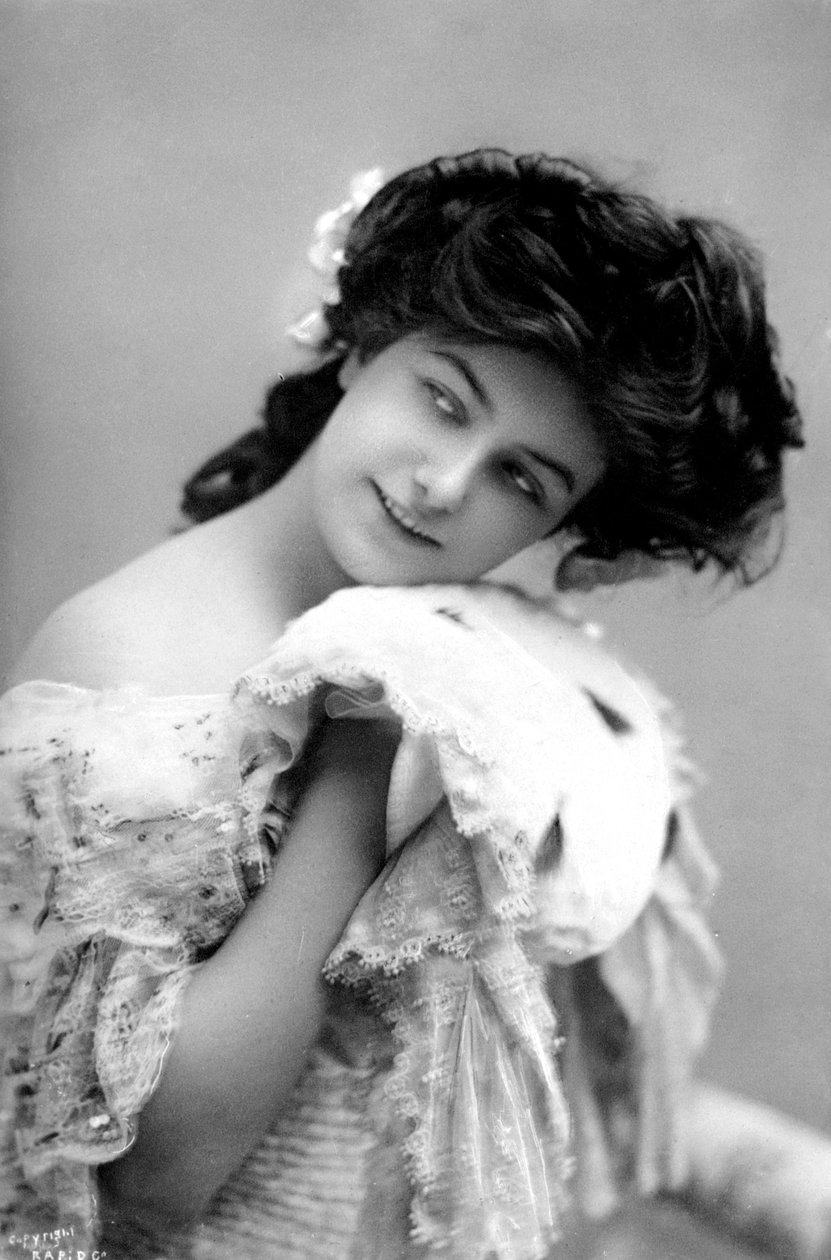 Ethel Oliver, skuespillerinde, 1900-tallet. af Rapid Photo Company