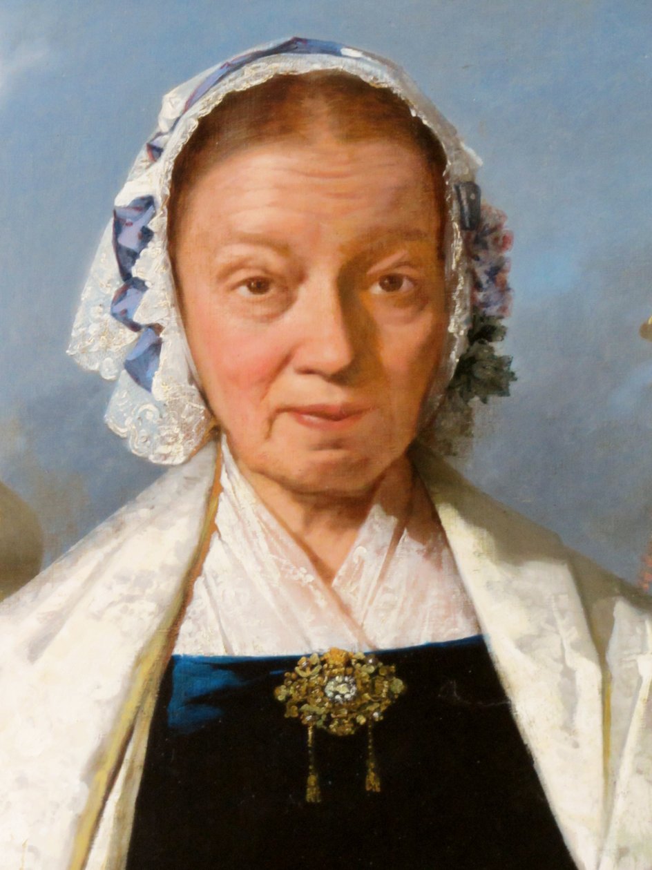 Barbara Molina og Agüero de Herrera af Raymond Auguste Quinsac Monvoisin