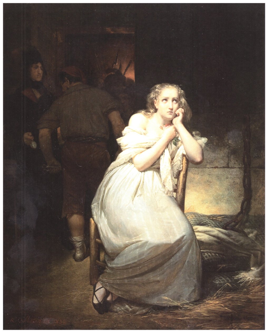 Carlota Corday af Raymond Auguste Quinsac Monvoisin