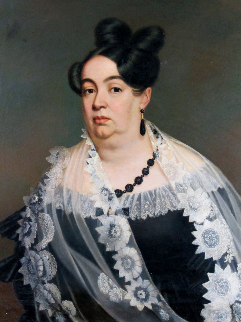Doña Dolores Larraín de Echaurren af Raymond Auguste Quinsac Monvoisin