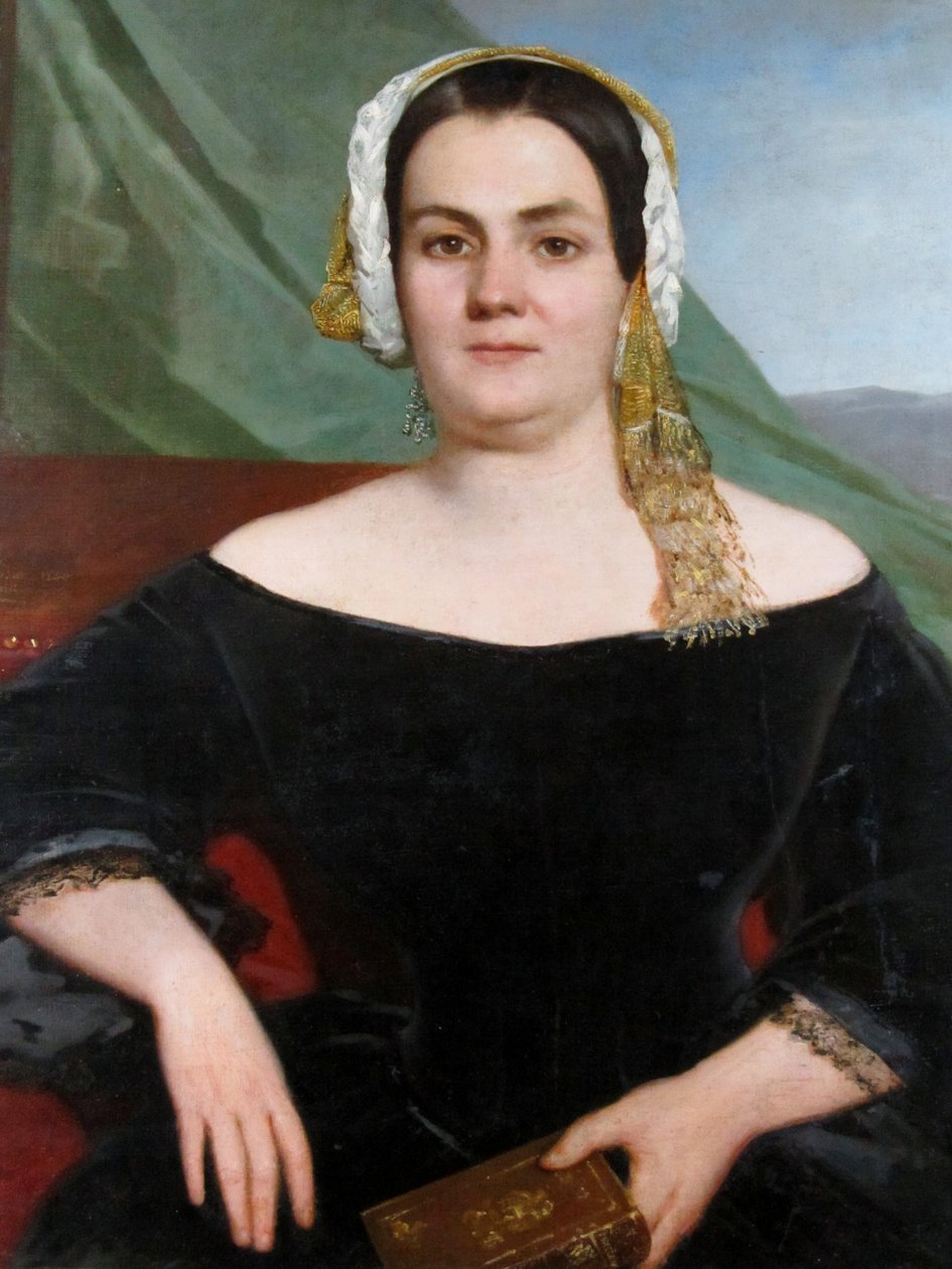 Fru Maria del Carmen Dolores Mackenna og Vicuña af Raymond Auguste Quinsac Monvoisin