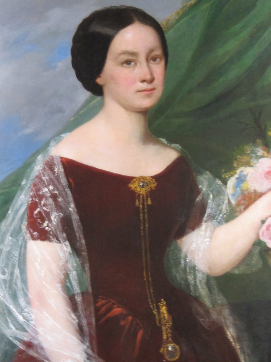Doña Mercedez Herrera Molina af Raymond Auguste Quinsac Monvoisin