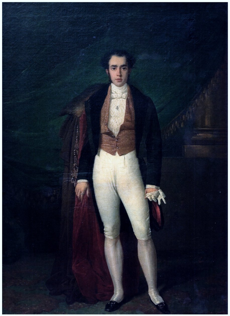 Portræt af José Manuel Ramirez Rosales af Raymond Quinsac Monvoisin