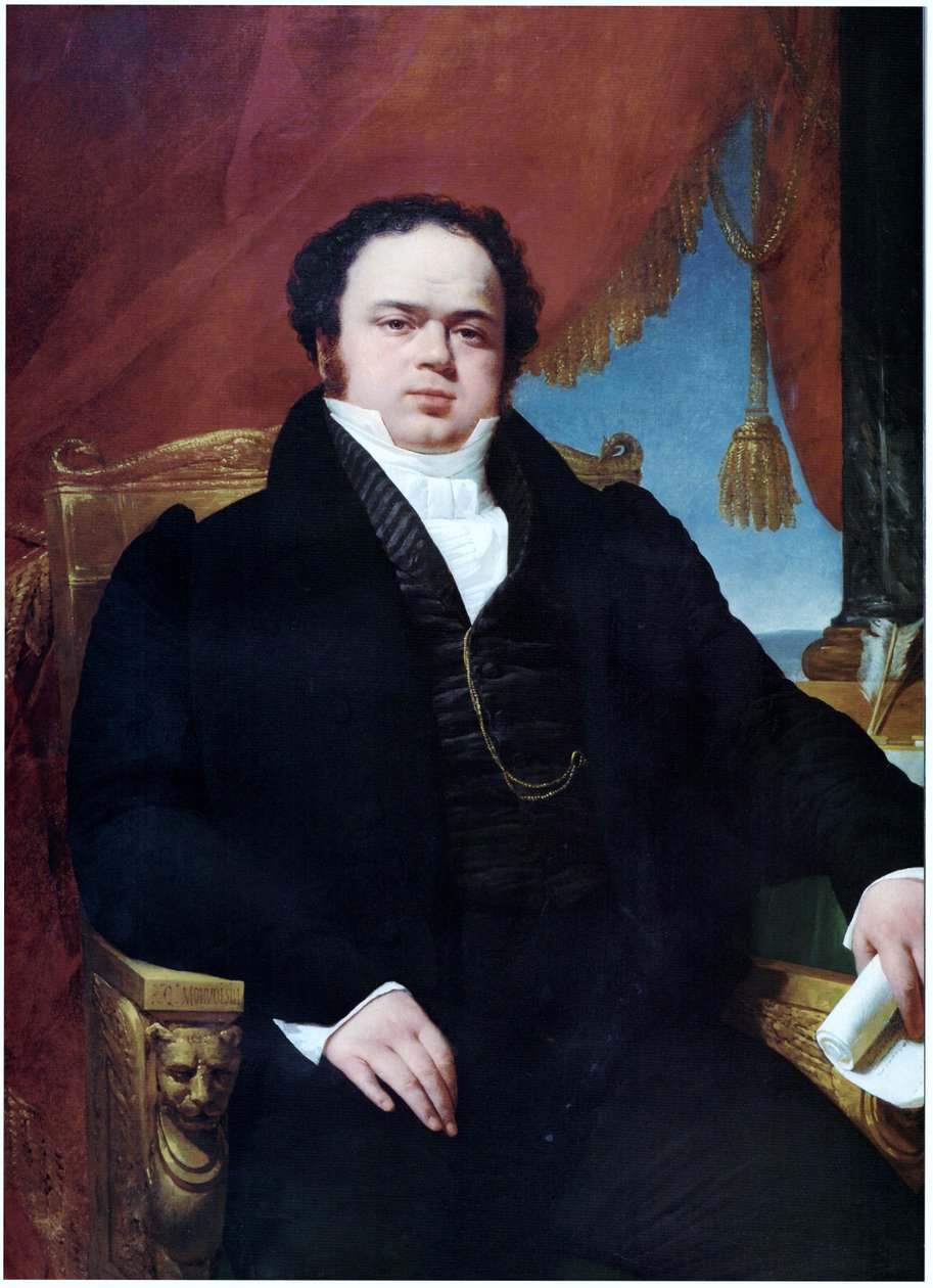 Portræt af Don Mariano Egaña af Raymond Auguste Quinsac Monvoisin