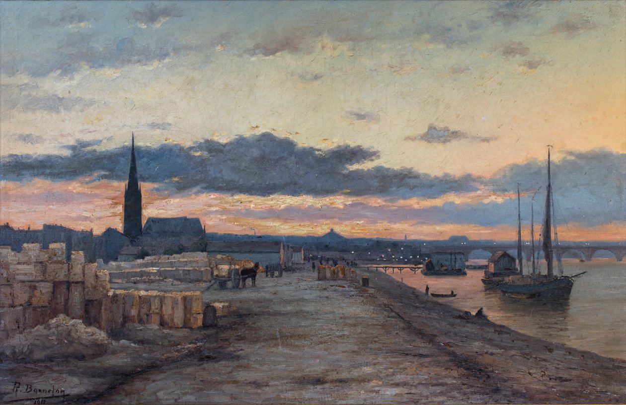 Oliemaleri, Eglise Saint-Pierre-aux-Liens, La cale aux pierre, Bernard Bonnefon, 2013 (foto) af Raymond Bonnefon