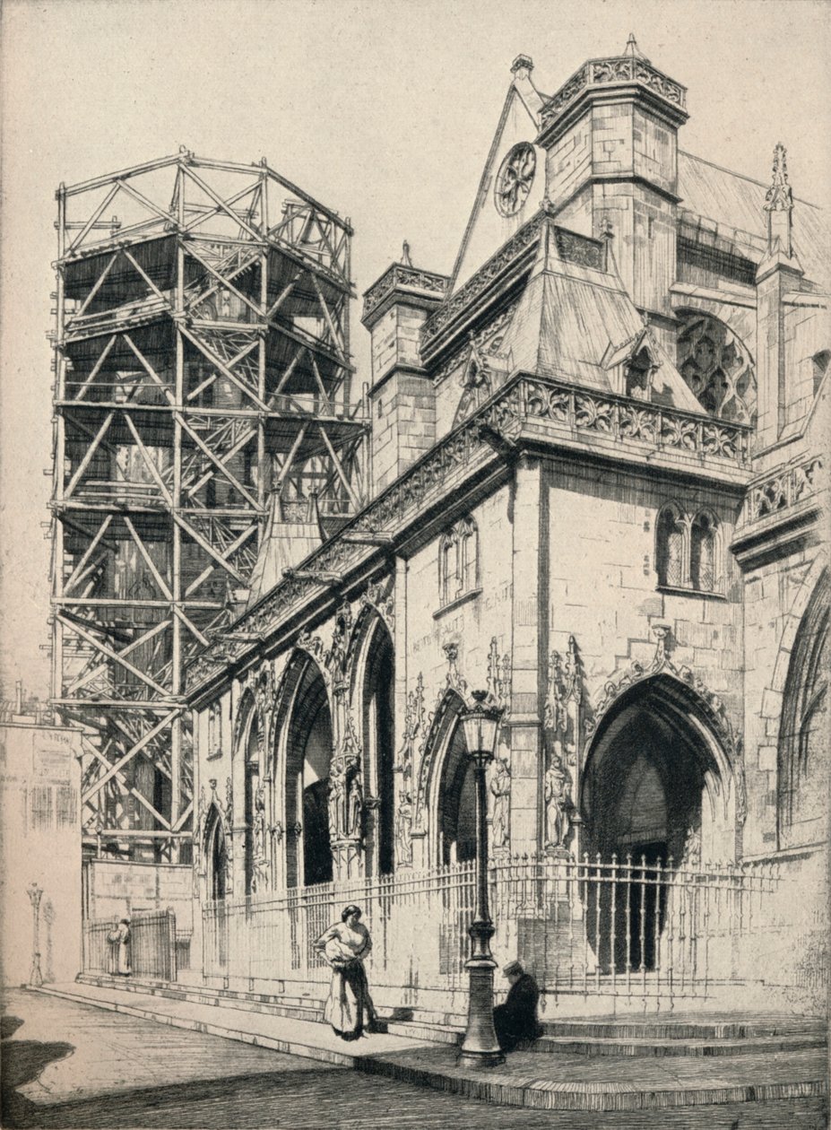 St Germain-lAuxerrois kirke, 1915 af Raymond Ray Jones