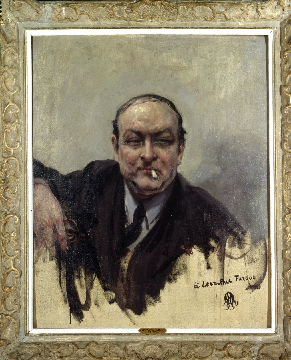 Portræt af Leon Paul Fargue af Raymond Woog