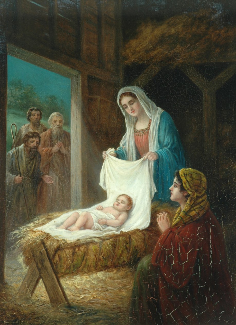 Første julemorgen, ca. 1899 af Raymonde Lynde