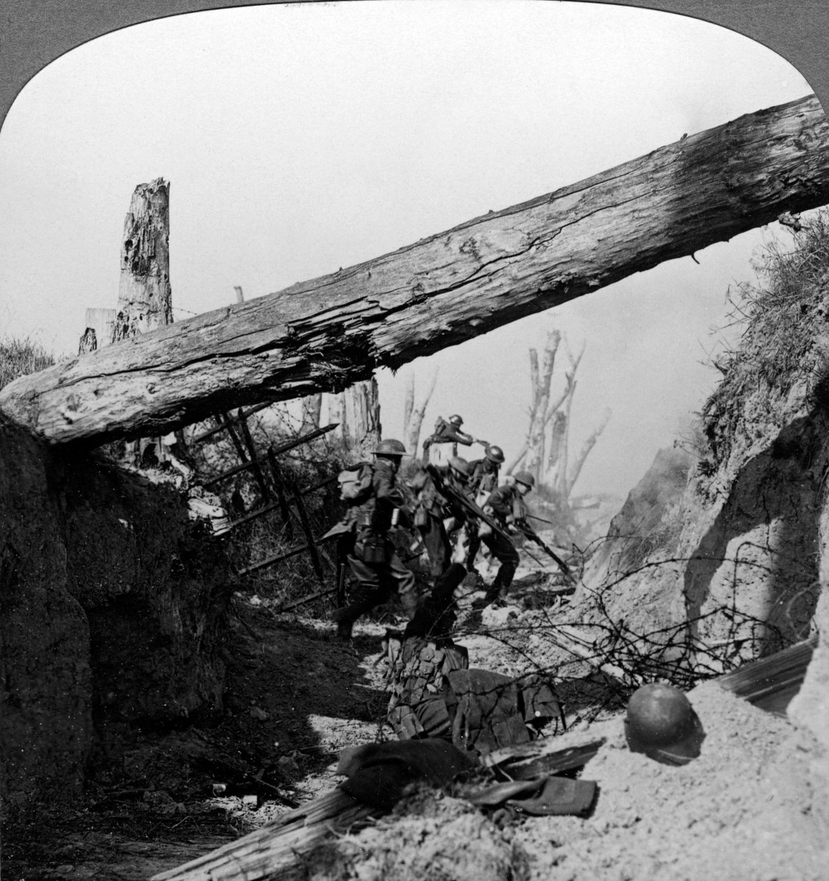 Skyttegravekrig på Wotan-linjen, Queant, Frankrig, Første Verdenskrig, 1917-1918. af Realistic Travels Publishers