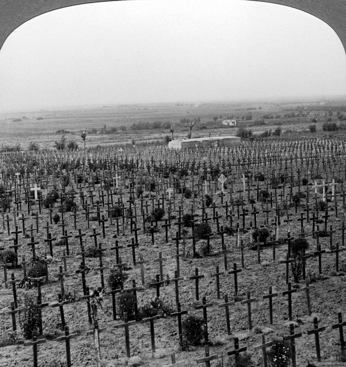 Tyne Cot Cemetery, Passchendaele Ridge, Belgien, Første Verdenskrig, c1918-1919. af Realistic Travels Publishers