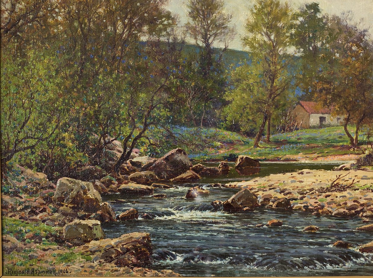 Springtime on the Wyre, Dolphinholme, 1906 af Reginald Aspinwall