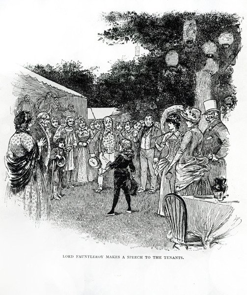 Illustration til Little Lord Fauntleroy (gravering) af Reginald Bathurst Birch