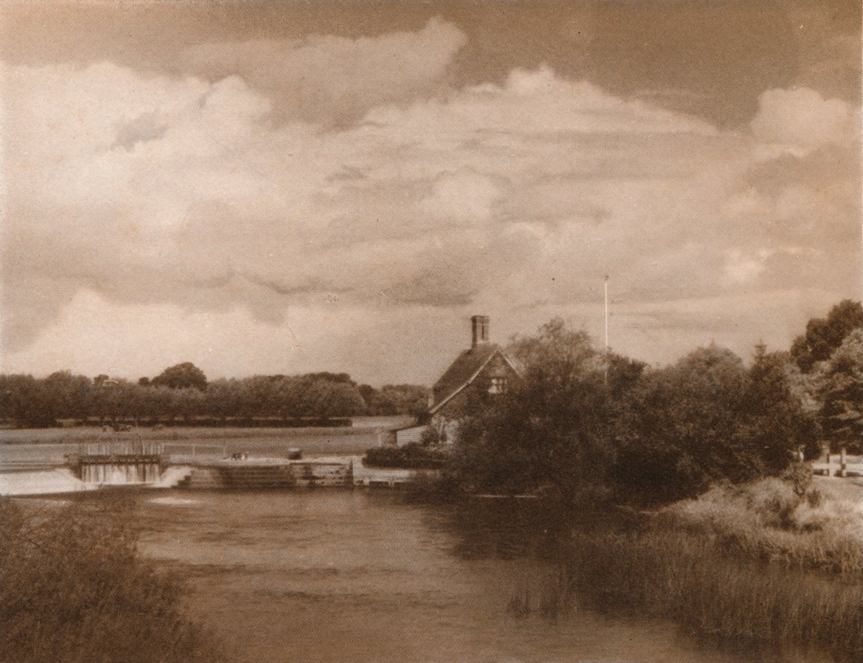Goring Lock, c1927, 1927 af Reginald Belfield