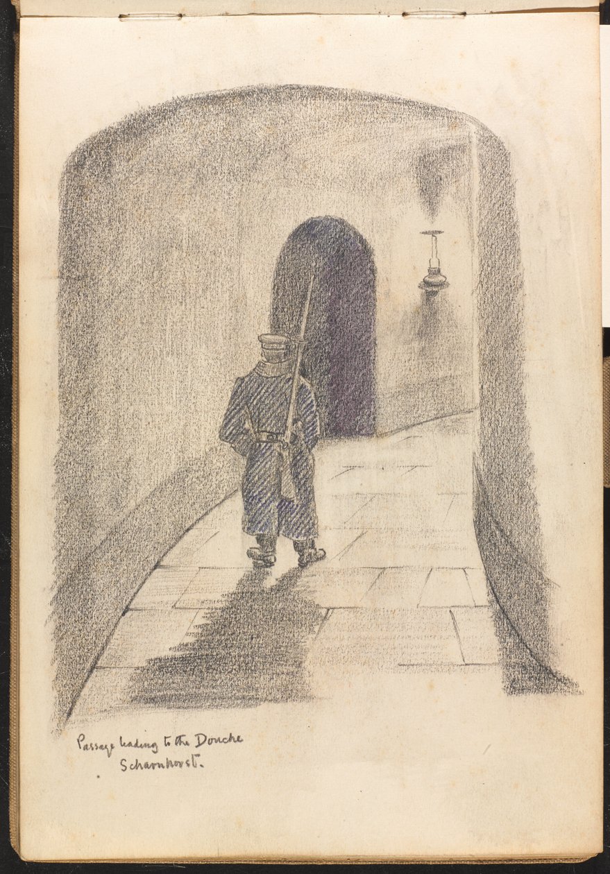 Passage, der fører til Douche Scharnhorst af Reginald Copleston Bond