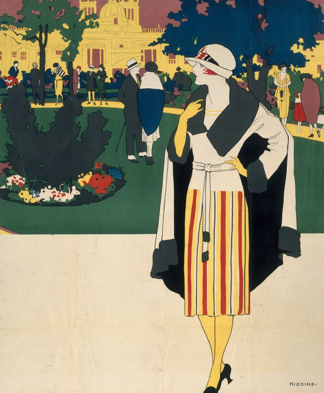 Beskåret version af Harrogate, LNER-plakat af Reginald Edward Higgins