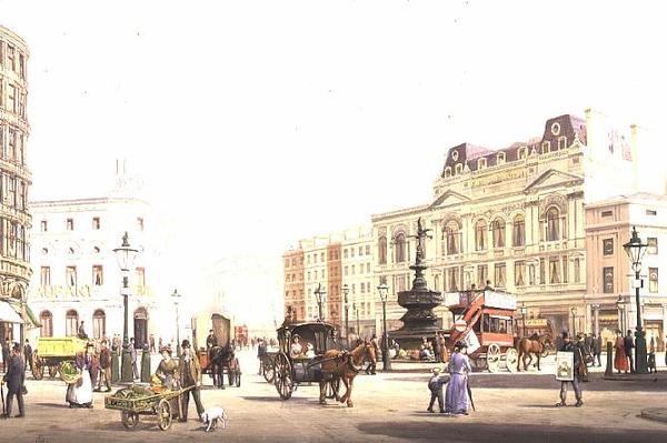 Piccadilly Circus af Reginald Ernest Arnold